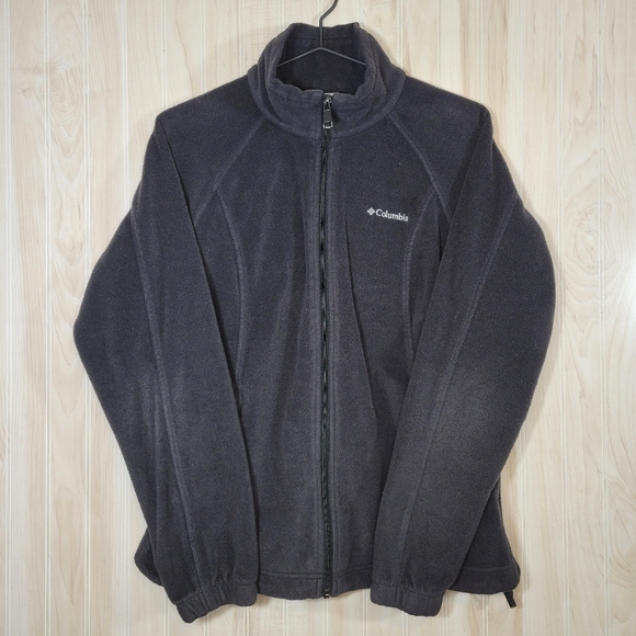 Columbia Black Fleece Full-Zippered Jacket Sz Med - Picture 6 of 6